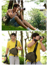 Casual DSLR Sling Bag with Rain Cover