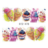 Summer Desserts | 15 Colors To Choose From | Nail Art Decals